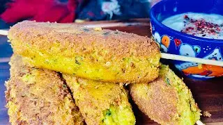 Chickpea Kabab Recipe | Crispy Vegetarian Snack | Homemade Chana Kabab @SaffronCookingSchool