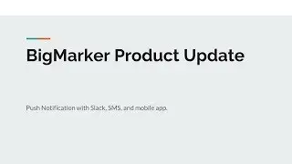 Send Chat, Q&A from BigMarker Webinar to Slack!