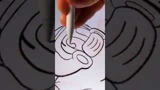 How to draw Doomguy in old cartoon style 1930s rubberhose animation #cuphead #doom #drawingtutorial