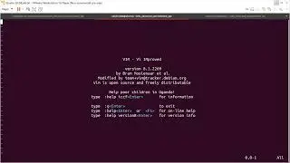 Editing with Vim -  Help & History