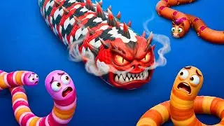 THIS GAME MADE ME EVIL 😈 WORMS ZONE! 👑 #Shorts #wormszone #gaming