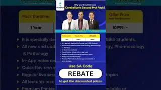 #cerebellumacademy - Cerebellum Second Prof Pack Offer