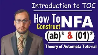 Design NFA for (01)* and (ab)* asterisk // NFA example / NFA Designing // TOC in Urdu
