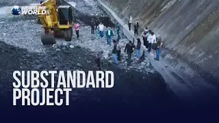 DPWH: CONTRACTOR ORDERED TO REPAIR COLLAPSED FLOOD CONTROL PROJECTS IN NAUJAN, ORIENTAL MINDORO