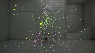 Unreal Engine Niagara / Collision and stickiness of particles to a surface