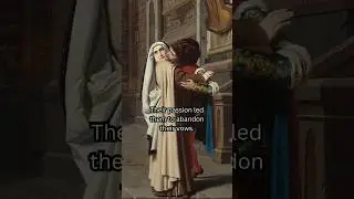 When the Monk met the Nun: A Scandalous Love Story! #art #history #painting #shortsfeed