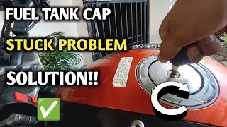 BIKE PETROL TANK CAP STUCK PROBLEM SOLVE! ✅- PETROL TANK CAP ATAK RAHA HAI? (YE KARO!) 😍