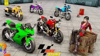 GT Mega Ramp Bike Stunts Free - Extreme Motor Racing Game - Android Gameplay