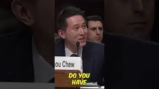 US Senator repeatedly questions TikTok CEO's connections to China #ceo  #singapore #tiktok #senator