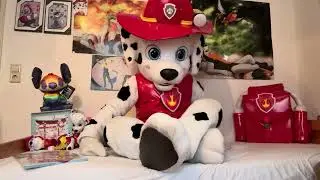 Da bin ich wieder  #FursuitFriday ⛑️🔥 Marshall Firefighter