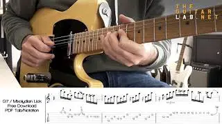 Free Mixolydian/Fusion Guitar Lick - TheGuitarLab.net