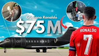 Inside Cristiano Ronaldo&rsquo;s $70M Private Jet | The Flying CR7 Mansion 🔥🛩️