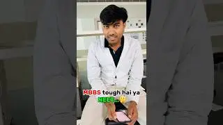 NEET vs MBBS 😂| Which is more tough ??| AIIMS Life # neet #motivation #neet2024 #doctor