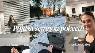 WEEKLY VLOG- VELK&Eacute; POV&Iacute;D&Aacute;N&Iacute;, RESET DOM&Aacute;CNOSTI, NOV&Eacute; PILATES STUDIO 💕