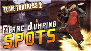 TF2 | Team Fortress 2 | Flare Jumping Spots - pl_barnblitz Edition!!!