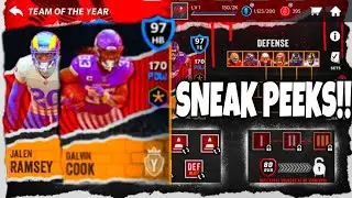 TEAM OF THE YEAR SNEAK PEEKS!! COMING TMR!! 👀 ~ Madden Mobile 21