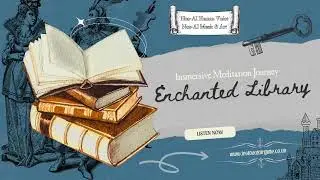 Enchanted Library | Immersive Guided Meditation Journey | Non-AI Human Voice | Inside A Fairytale