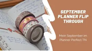 September 2020 Flip-Through I Planner Perfect TN I Deutsch