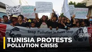 Thousands protest across Tunisia over pollution caused by phosphate plant