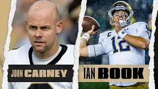 Saints Ian Book talks Draft, Notre Dame w/ John Carney | 2021 NFL Draft