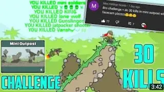 30+ Kills OP GAMEPLAY 🔥 MINI OUTPOST | DA2 MINIMILITIA