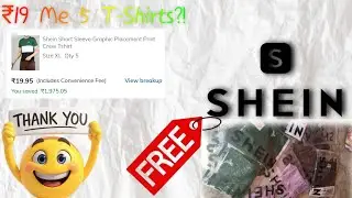 Shein Shopping Shocking 😱 ₹6 & ₹19 T-Shirts | Real Screenshot Proof
