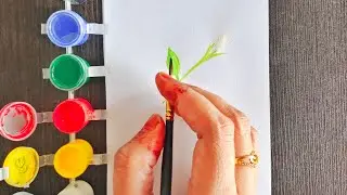 How to draw a Jasmine bud/ Easy Bud drawing step by step tutorial for beginners/ drawing pictures