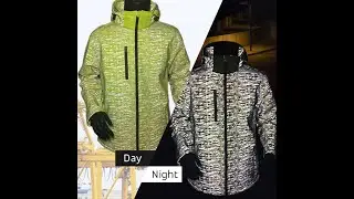 Chinastars reflective printing fabric for jacket design