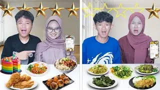 MAKANAN ENAK RATING TERTINGGI VS GA ENAK RATING TERENDAH 