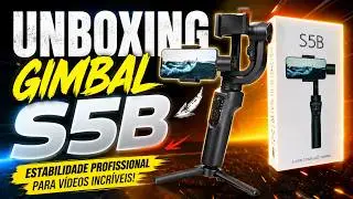 Estabilizador para Celular 2021, Unboxing, Gimbal S5B 3 Eixos