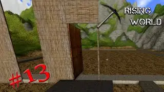 Finally Building My First Log Cabin | Rising World #13