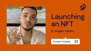 How Angelo Valdes launched his first NFT with Mint-On-Demand&trade;