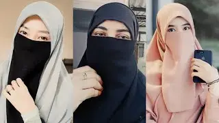 How to stitch niqab / Half niqab cutting and stitching/ Single piece naqab /single nose piece