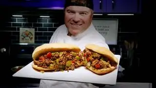 I fed my family for $20 with this ground beef Cheesesteak