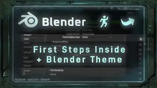 Beginner Tutorial on how to use Blender - Settings Tips, Themes and Navigation basics