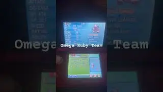 Pok&eacute;mon Omega Ruby Team On DS #pokemon #ds #Omegaruby #pokemonteam