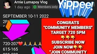 Target 720 Swertres Hearing/Stl Hearing(Target 720 Join Now) September 12-13 2022/Arnie Lumapoy Vlog