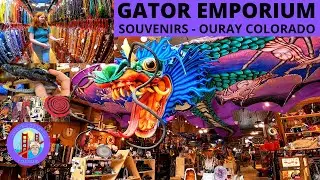 Gator Emporium souvenirs in Ouray, Colorado