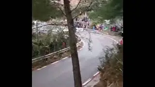 Accidente subida al Garb&iacute; 2021 Alexis Prieto BMW 325 E36