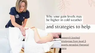 Strategies to reduce pain in cold weather