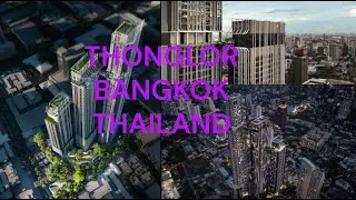 Thonglor Bangkok Very Rich Area Walking Tour | Soi Sukhumvit 55 Thailand
