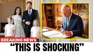 Shocking news about Archie&Lilibet: King Charles Signs Secret Order That CHANGES Line of Succession
