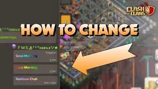 How to Change rainbow color text chat in Clash of Clans