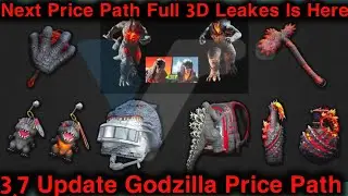 Next Price Path Full 3D Leakes Is Here/3.7 Update Godzilla Price Path/Godzilla Groza Skin/PUBGM