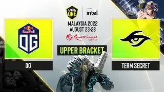 Dota2 - OG vs Team Secret - Game 1 - ESL One - Malaysia 2022 - Upper Bracket