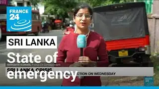 Sri Lanka acting president declares emergency amid social unrest &bull; FRANCE 24 English