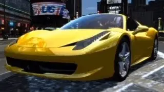 GRAND THEFT AUTO IV 2013 FERRARI 458 SPIDER CRASH TESTING HD