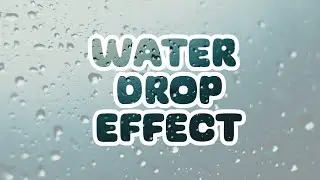 💧 Canva Water Drop Effect Tutorial | Easy & Realistic Design Hack