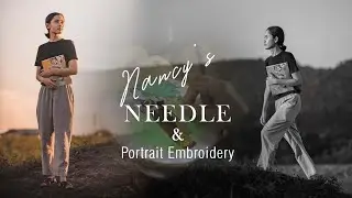 Nancy's Needle || Hoop Artist || Portrait Embroidery || Imphal, Manipur.