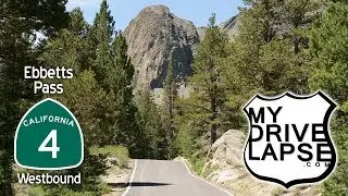 California 4 over Ebbetts Pass, Westbound: Dashcam